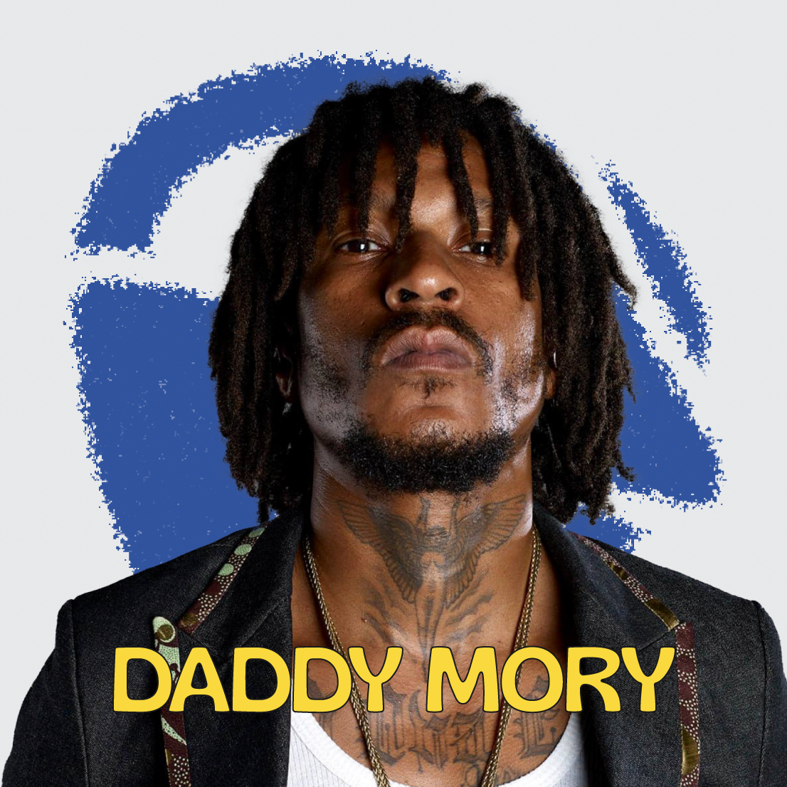 Daddy Mory, membre du duo Raggasonic, sur un visuel du festival L'Art de Rien, une figure du ragga dans l'histoire du rap francais